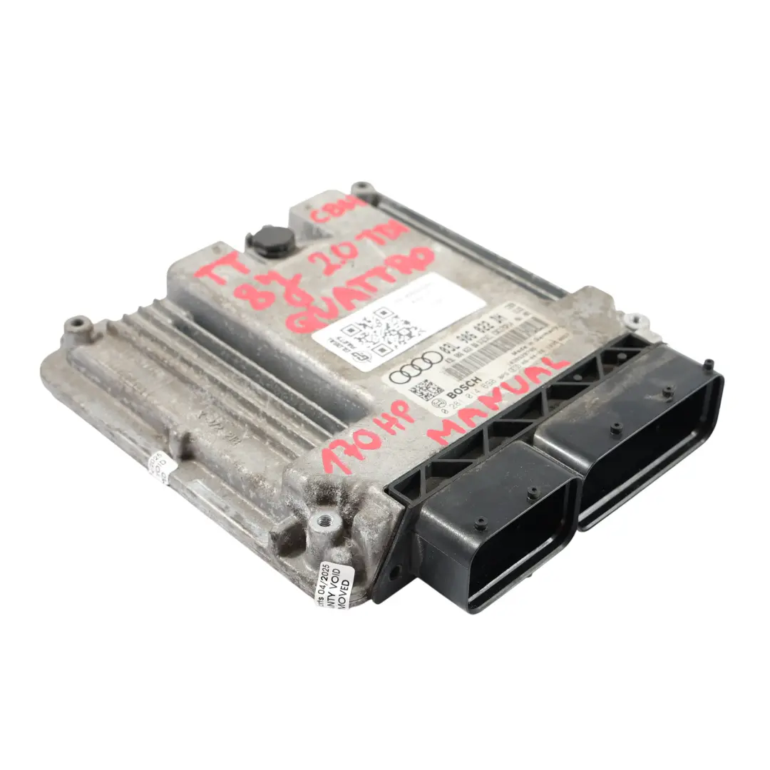 Audi TT 8J 2.0 TDI 170HP CBBB Quattro Engine Module Unit ECU Manual - SKU 03L906022DH - Part number 03L906022DH