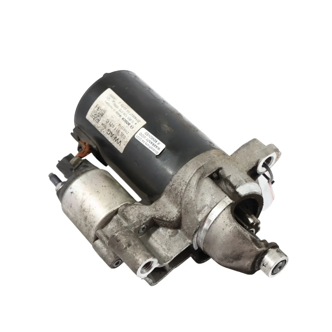  Starter Motor Audi A4 B8 A5 8T Engine Motor Actuator Diesel Bosch - SKU 03L911021G - Part number 03L911021G