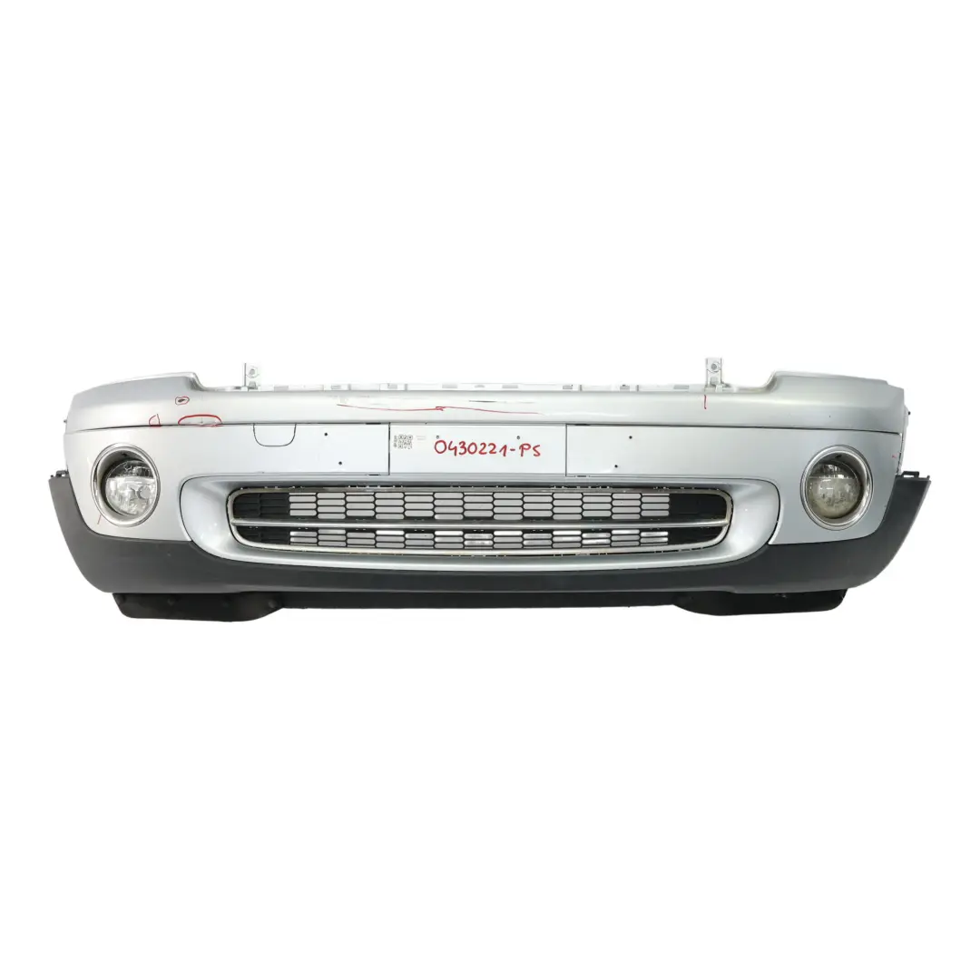  Front Bumper Mini R55 R56 Complete Trim Panel Pure Silver Metallic - 900 - SKU 0430221-PS - Part number 0430221