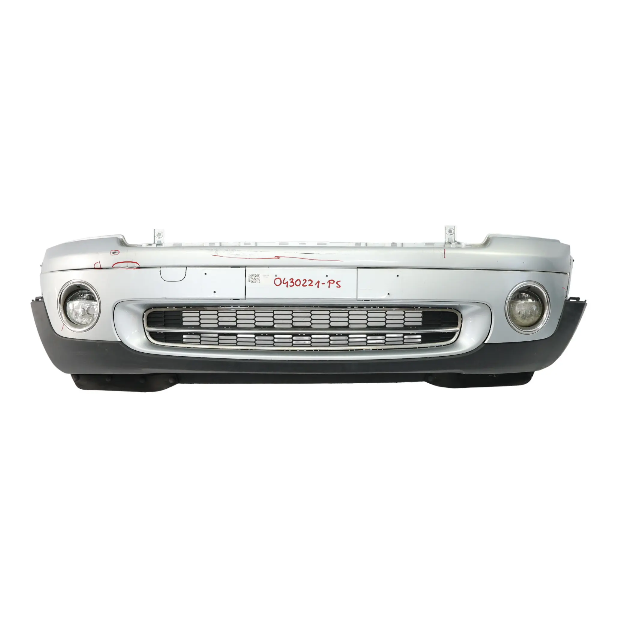 Front Bumper Mini R55 R56 Complete Trim Panel Pure Silver Metallic - 900