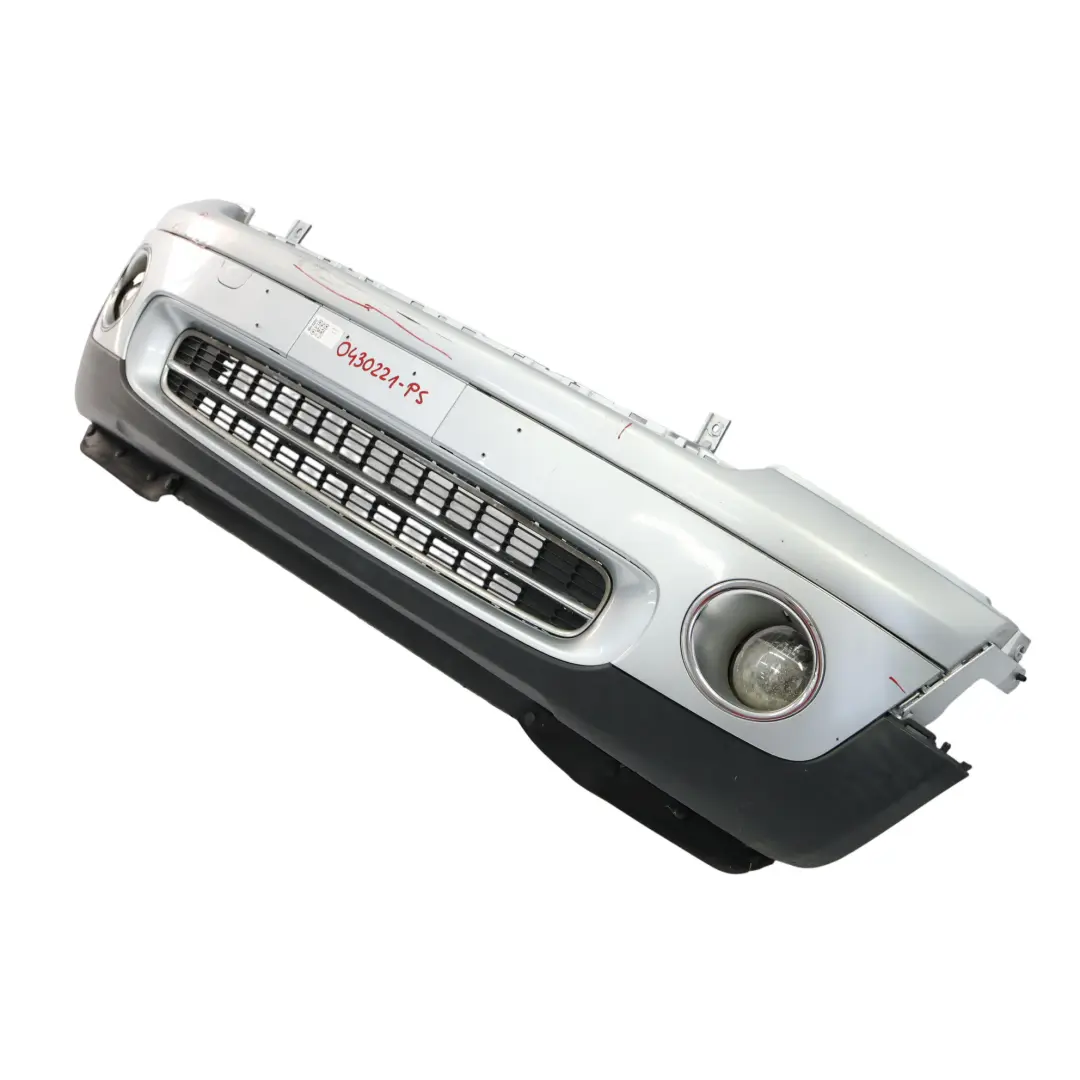  Front Bumper Mini R55 R56 Complete Trim Panel Pure Silver Metallic - 900 - SKU 0430221-PS - Part number 0430221