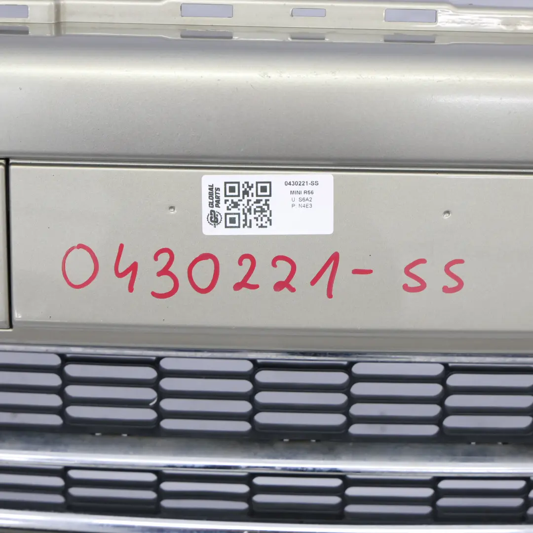 Mini R55 R56 R57 Stossfänger Vorn Sparkling Silver Silber Metallic - A60 - SKU 0430221-SS - Teilenummer 0430221