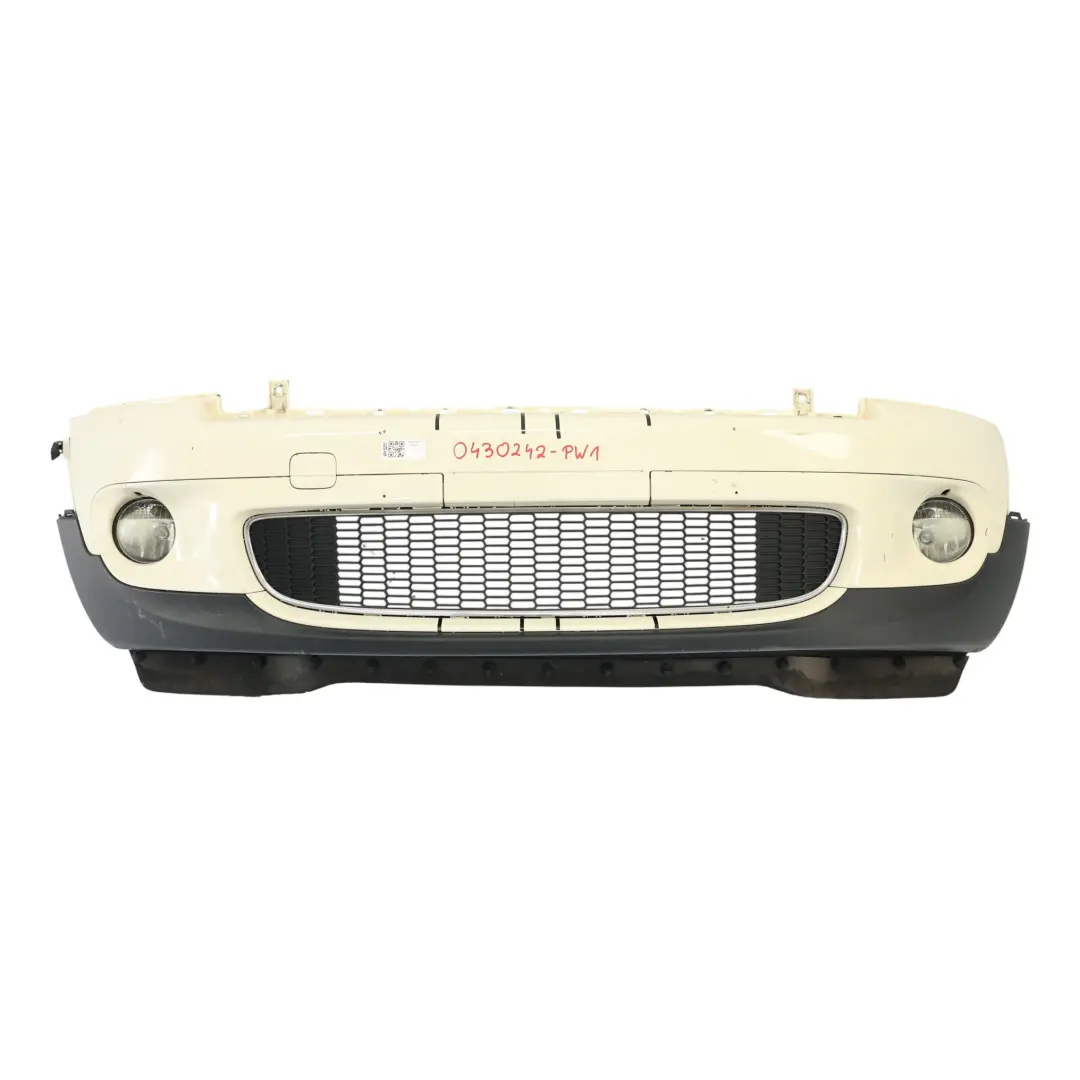 Mini R55 R56 R57 Cooper S Complete Front Bumper Trim Panel Pepper White - 650 - SKU 0430242-PW1 - Part number 0430242
