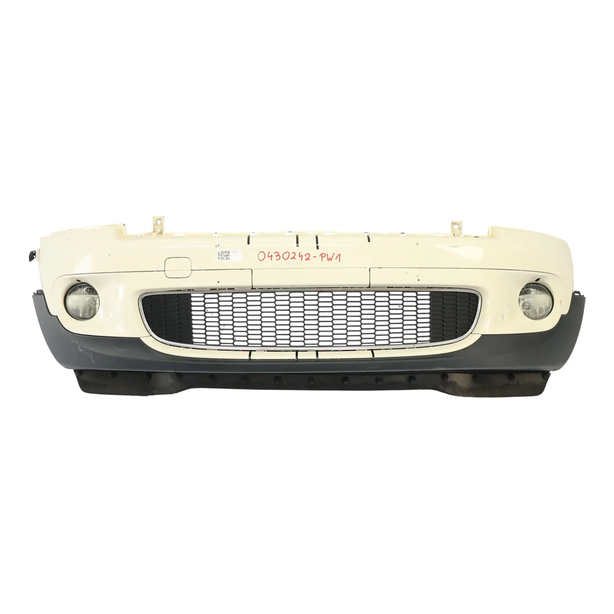 Mini R55 R56 R57 Cooper S Complete Front Bumper Trim Panel Pepper White - 650