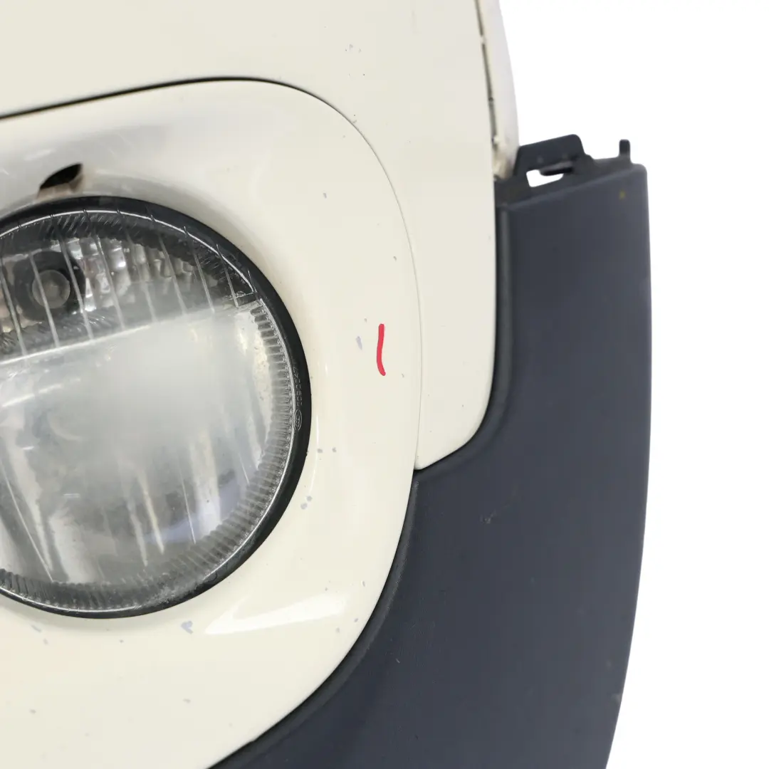 Mini R55 R56 R57 Cooper S Complete Front Bumper Trim Panel Pepper White - 650 - SKU 0430242-PW1 - Part number 0430242