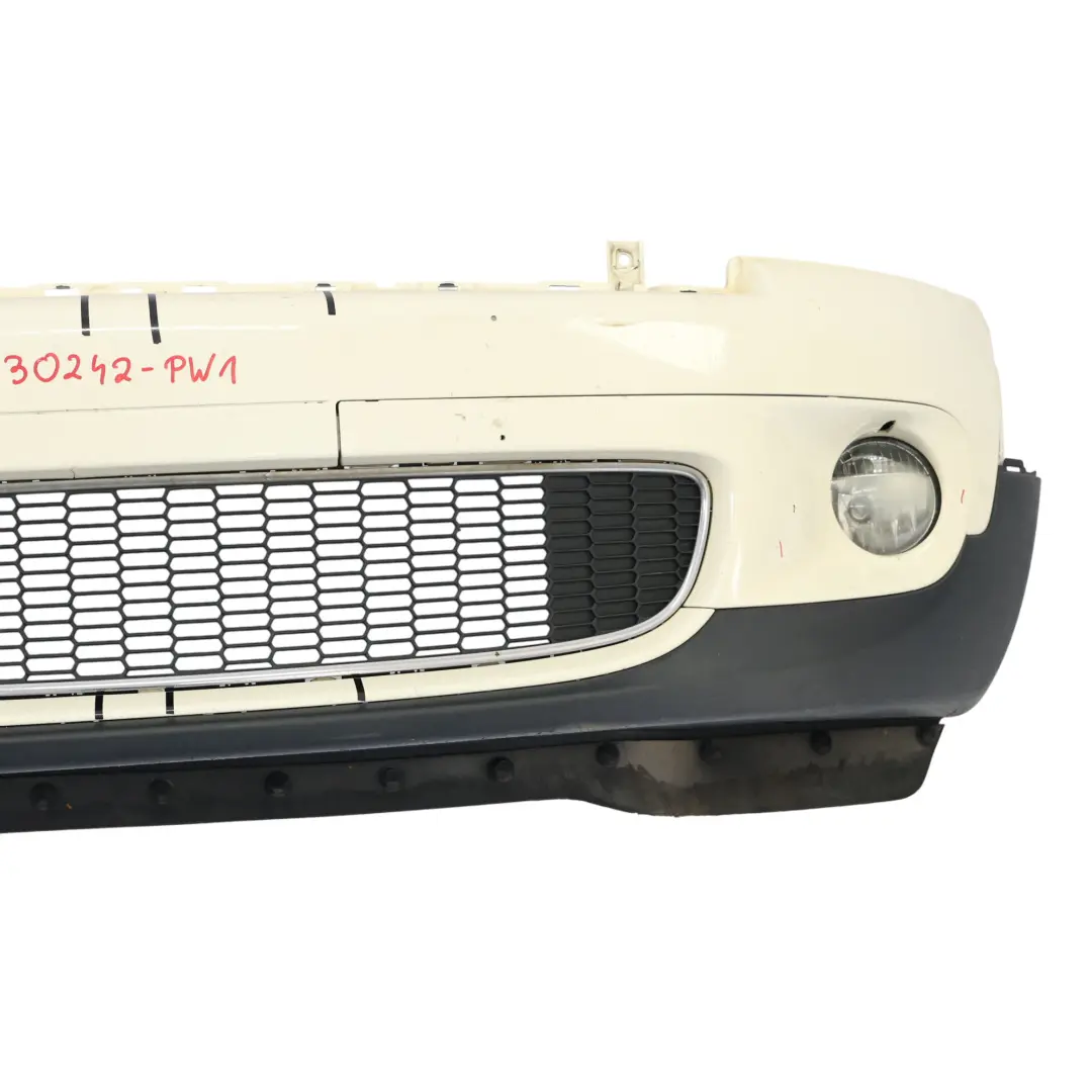 Mini R55 R56 R57 Cooper S Complete Front Bumper Trim Panel Pepper White - 650 - SKU 0430242-PW1 - Part number 0430242