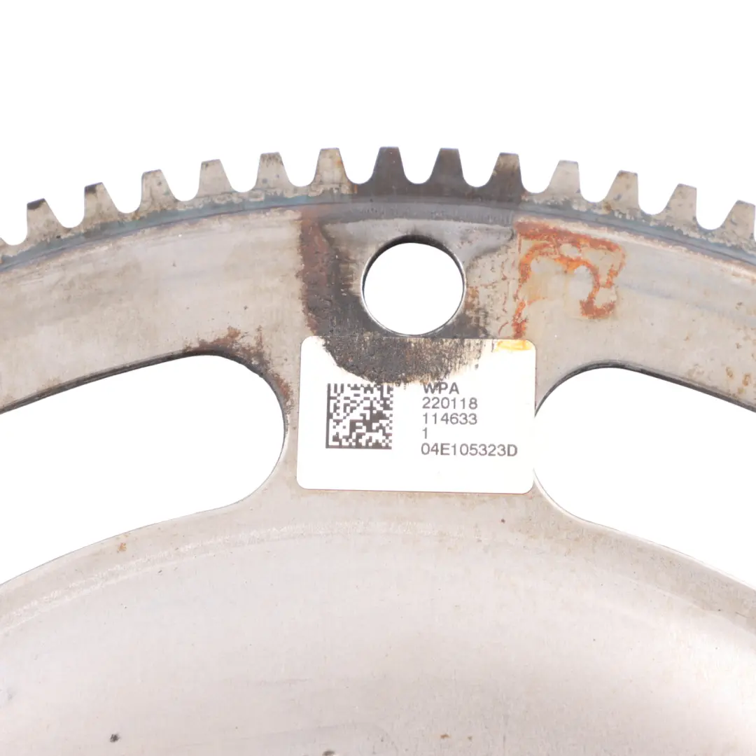 Flywheel Audi A4 B9 Gearbox Ring Starter Clutch Plate 1.4 TFSI to with Part number 04E105323D Flywheel Audi A4 B9 Gearbox Ring Starter Clutch Plate 1.4 TFSI - SKU 04E105323D - Part number 04E105323D