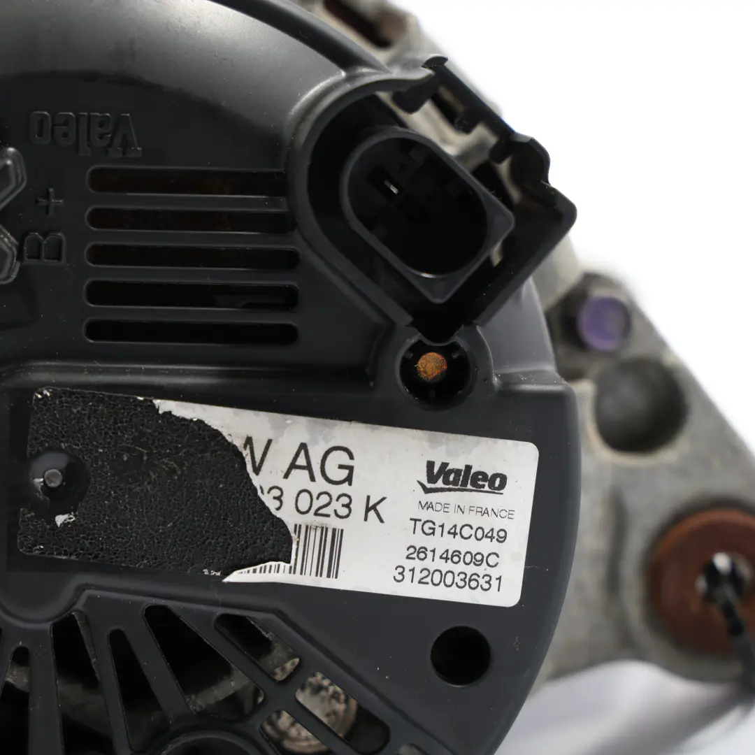 Benzina Alternatore Generatore Valeo per Audi Skoda Volkswagen 1.4 TSI con numero di parte 04E903023K Audi Skoda Volkswagen 1.4 TSI Benzina Alternatore Generatore Valeo - SKU 04E903023K - Numero di parte 04E903023K