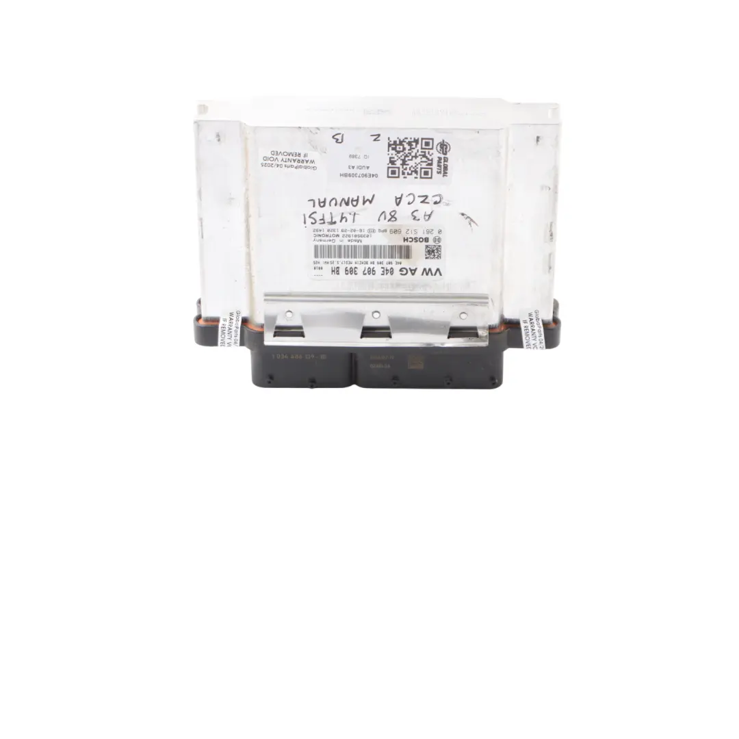 CZCA 125HP Engine Control Unit ECU Manual to Audi A1 8X A3 8V 1.4 TFSI with Part number 04E907309BH Audi A1 8X A3 8V 1.4 TFSI CZCA 125HP Engine Control Unit ECU Manual - SKU 04E907309BH - Part number 04E907309BH