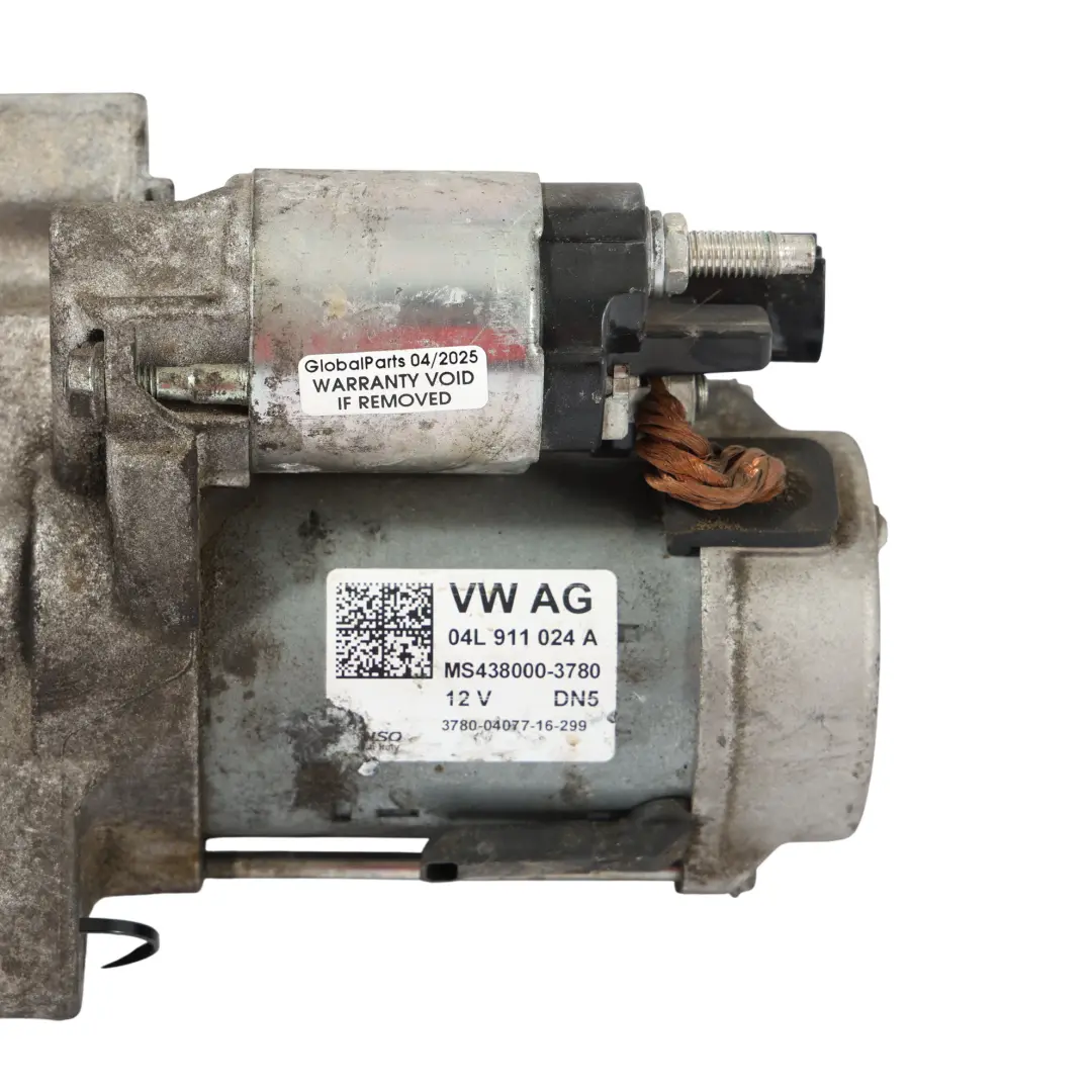 Audi A4 B9 2.0 TDI DETA Engine Starter Motor Actuator Starter - SKU 04L911024A - Part number 04L911024A