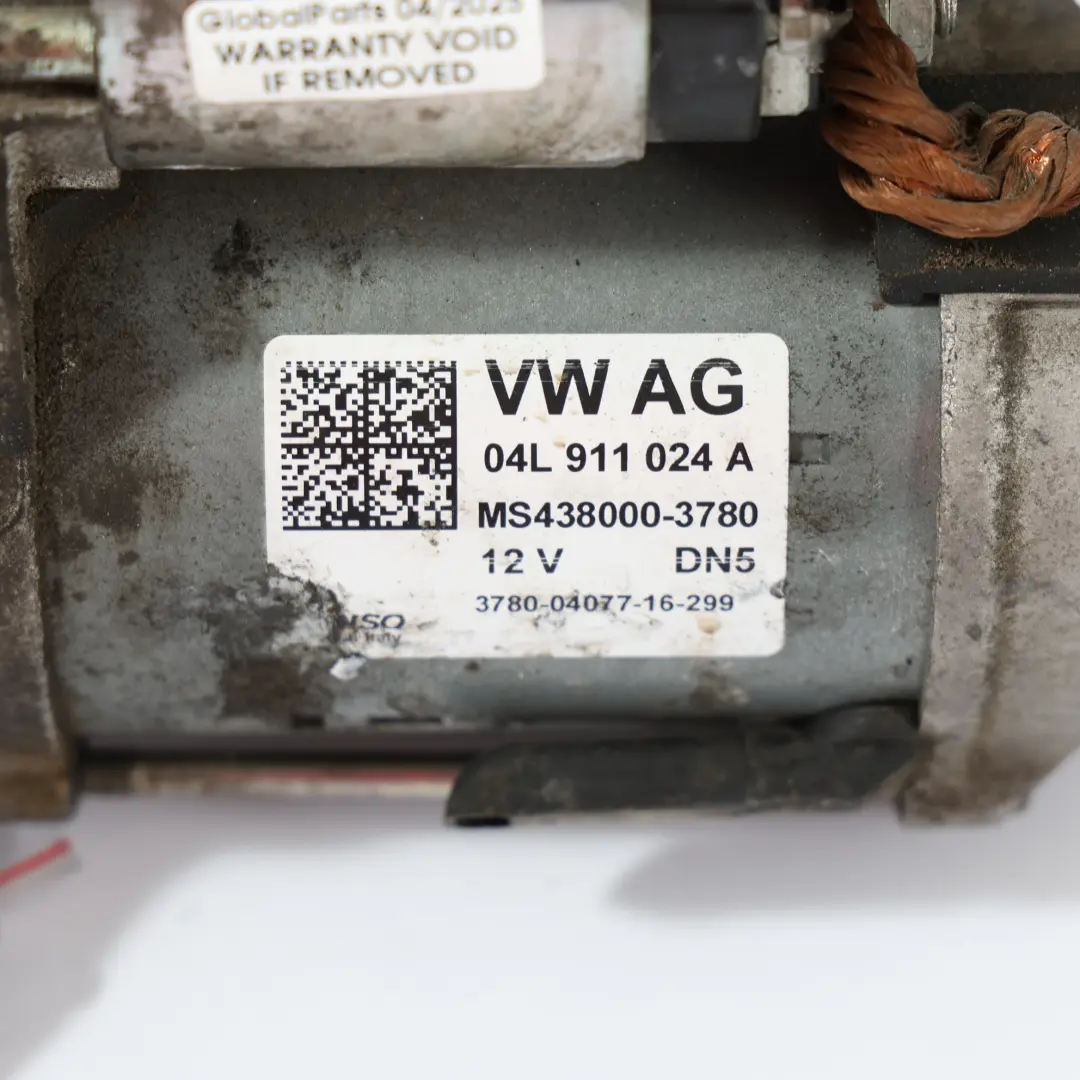 Audi A4 B9 2.0 TDI DETA Motorino Di Avviamento Attuatore Avviamento - SKU 04L911024A - Numero di parte 04L911024A