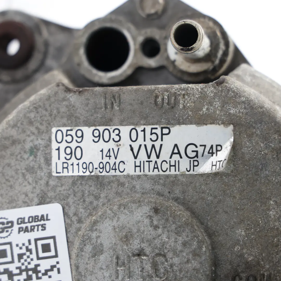 Wassergekühlte Lichtmaschine 190A für Volkswagen Touareg Audi Q7 mit Teilenummer 059903015P Volkswagen Touareg Audi Q7 Wassergekühlte Lichtmaschine 190A - SKU 059903015P - Teilenummer 059903015P