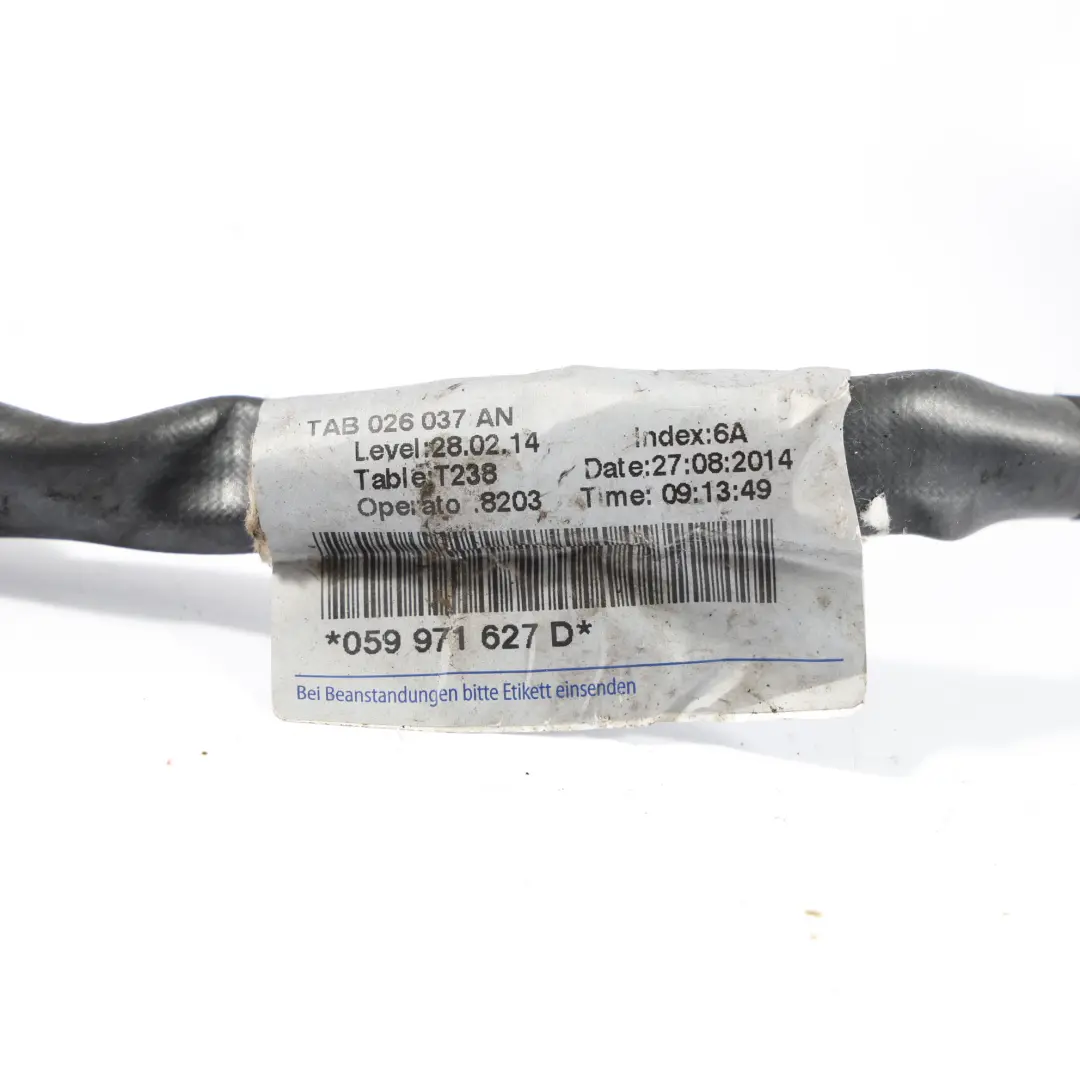 Audi A6 C7 Hoch Druck Pumpe Kraft Stoff Leitung Kabel Baum - SKU 059971627D - Teilenummer 059971627D