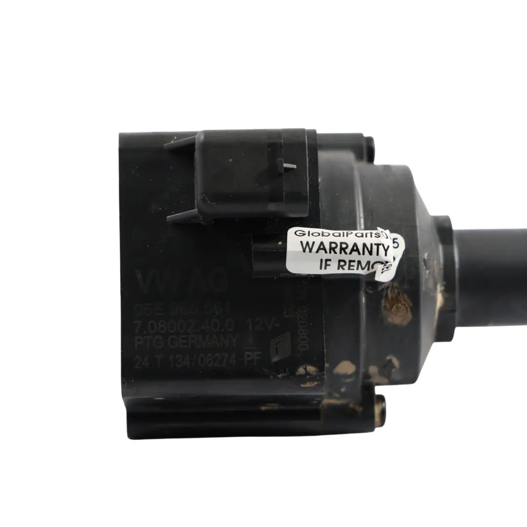 Bomba Auxiliar Agua Refrigerante para Audi Seat Skoda Volkswagen con número de pieza 05E965561 Audi Seat Skoda Volkswagen Bomba Auxiliar Agua Refrigerante - SKU 05E965561 - Número de pieza 05E965561