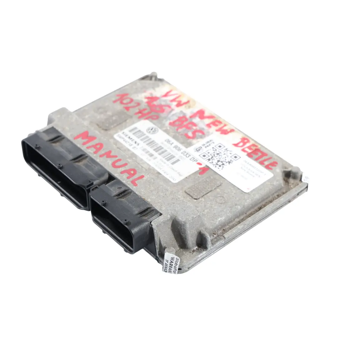 Volkswagen New Beetle 1.6 BFS Motor ECU Kit Zündung + 2 Schlüssel - SKU 06A906033DP-1 - Teilenummer 06A906033DP