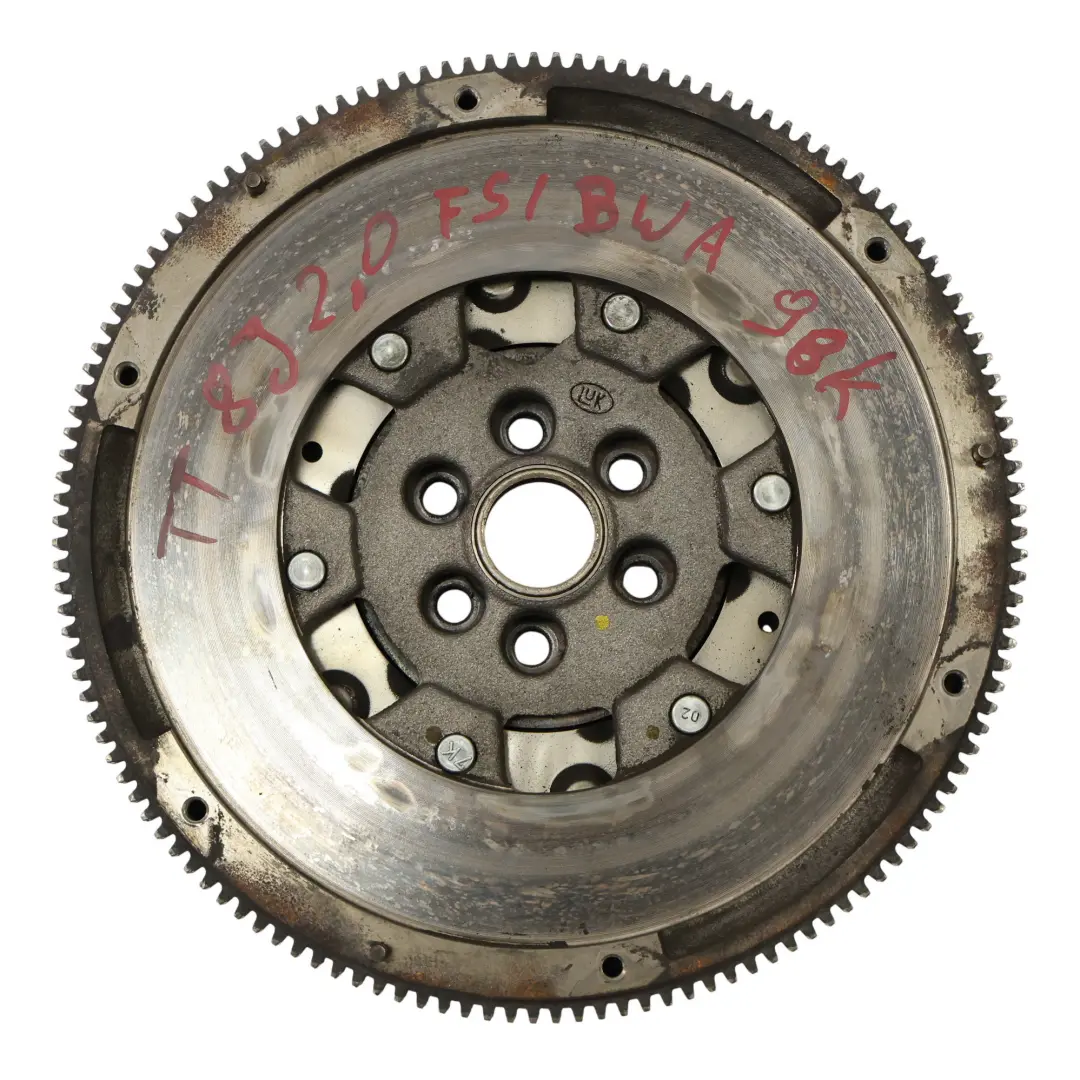 BWA Manual Dualmass Flywheel to Audi TT 8J 2.0 TFSI with Part number 06F105266K Audi TT 8J 2.0 TFSI BWA Manual Dualmass Flywheel - SKU 06F105266K - Part number 06F105266K