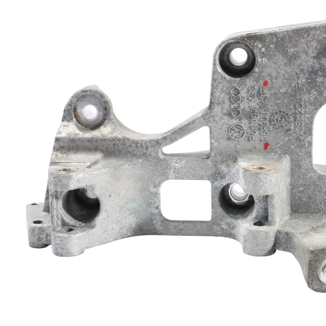 BSE Petrol Alternator Mount Bracket Carrier to Audi A3 8P 1.6 MPI with Part number 06F903143F Audi A3 8P 1.6 MPI BSE Petrol Alternator Mount Bracket Carrier - SKU 06F903143F - Part number 06F903143F