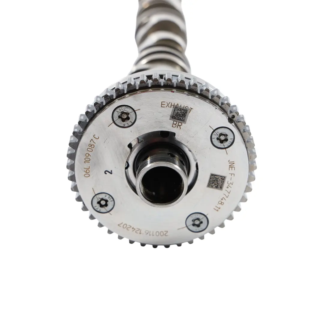 DNUE Petrol Exhaust Outlet Camshaft to Audi S3 8V 2.0 TFSI with Part number 06K109022BR Audi S3 8V 2.0 TFSI DNUE Petrol Exhaust Outlet Camshaft - SKU 06K109022BR - Part number 06K109022BR