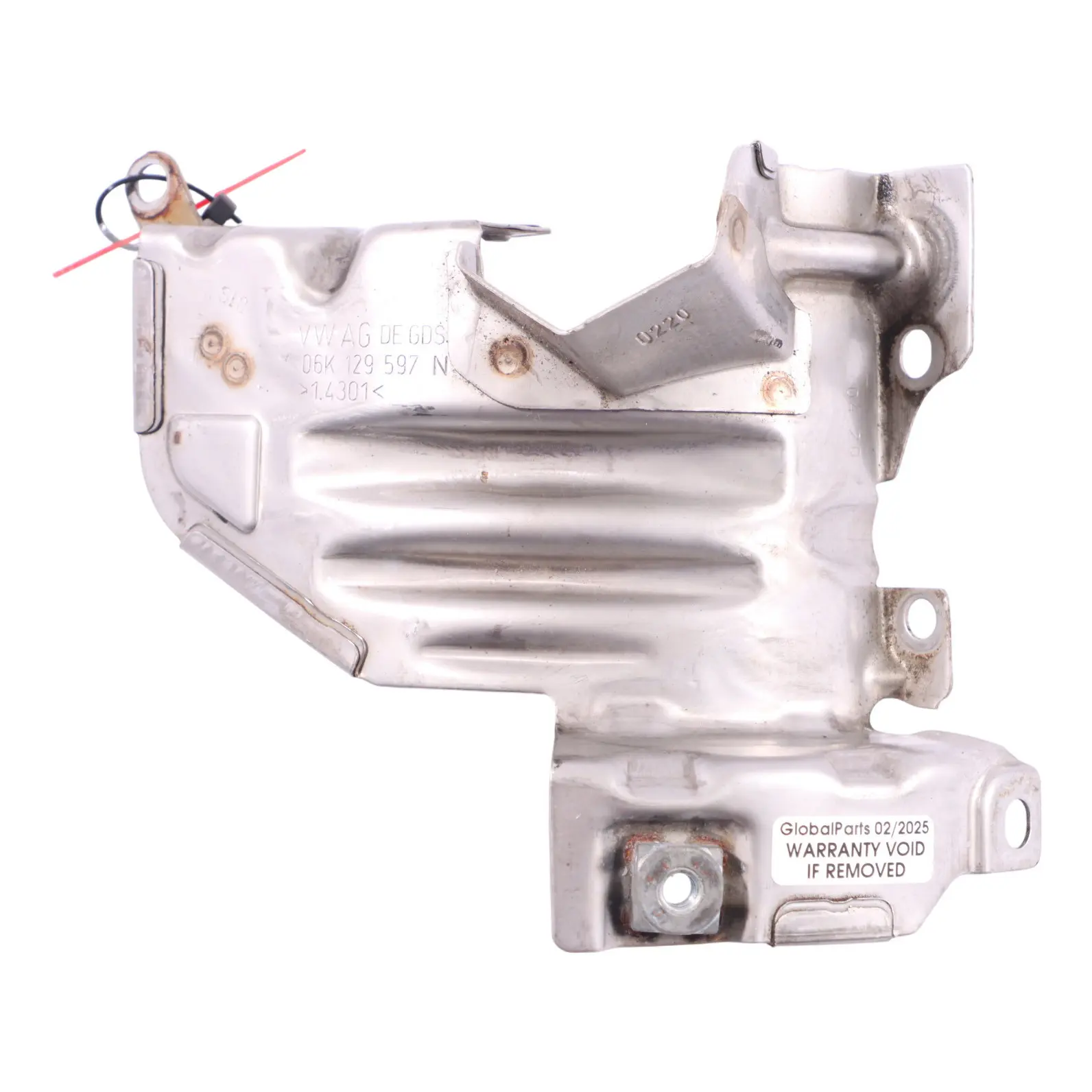 Audi A3 8V Hitzeschild Wärmedämmung Schutzplatte Abdeckung 06K129597N
