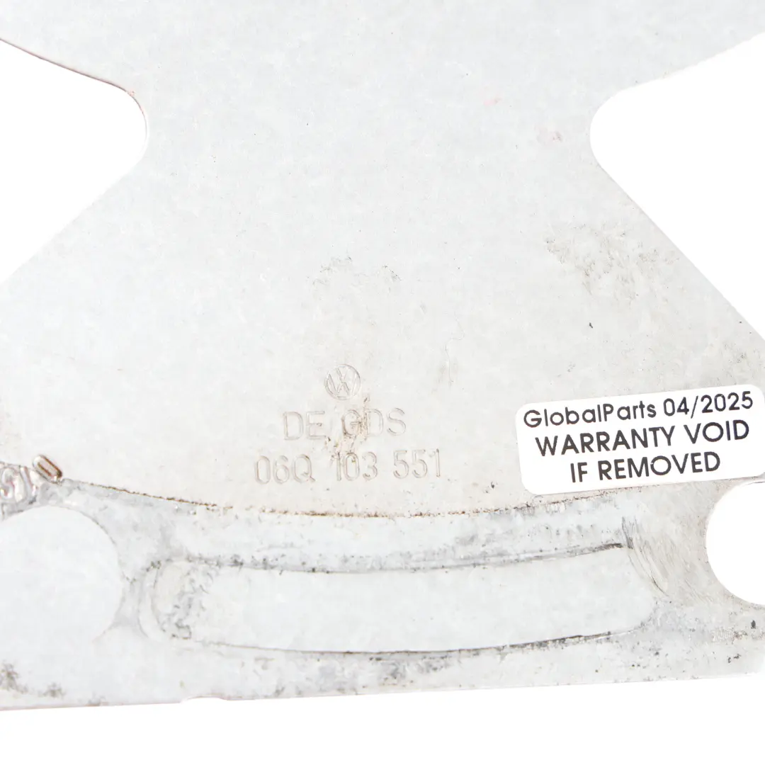 DNN Spacer Seal Flange Plate to VW Volkswagen Golf 8 2.0 TFSI Engine with Part number 06Q103551 VW Volkswagen Golf 8 2.0 TFSI Engine DNN Spacer Seal Flange Plate - SKU 06Q103551 - Part number 06Q103551