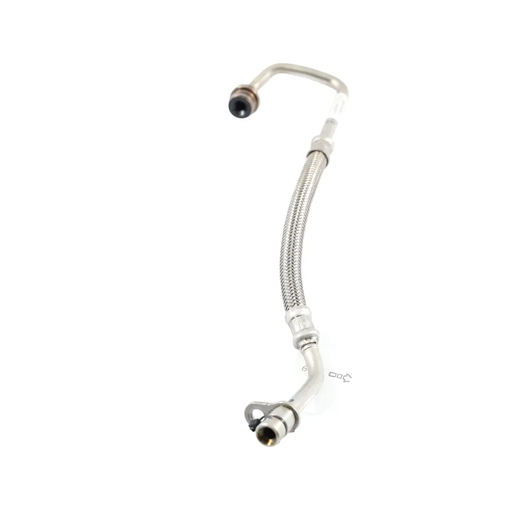 4G8 4.0 TFSI Petrol Engine Turbocharger Oil Feed Pipe Hose Audi S7 - SKU 079145141F - Part number 079145141F