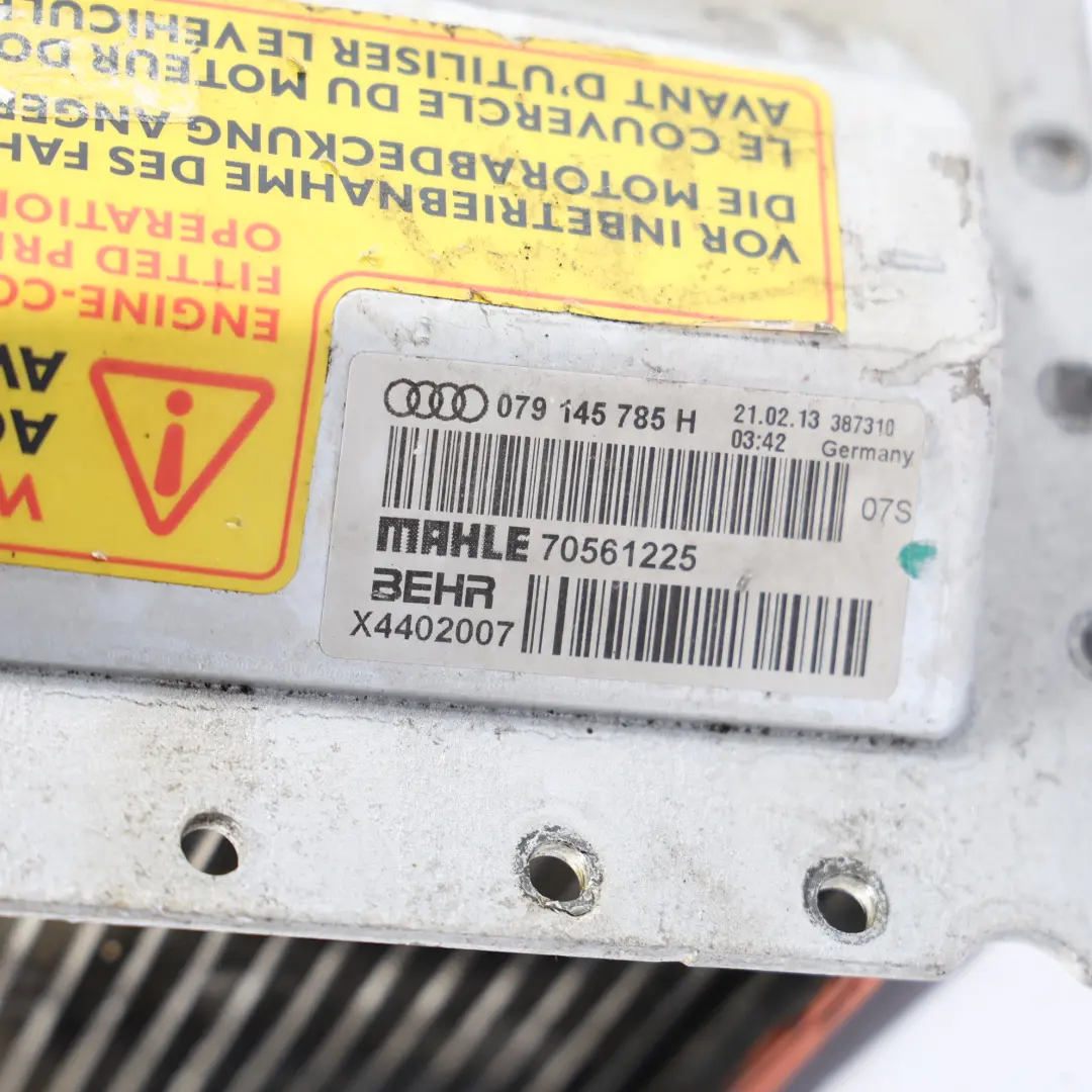 Charge Air Cooler Radiator to Audi A7 S7 4G 4.0 TFSI Intercooler with Part number 079145785H Audi A7 S7 4G 4.0 TFSI Intercooler Charge Air Cooler Radiator - SKU 079145785H - Part number 079145785H