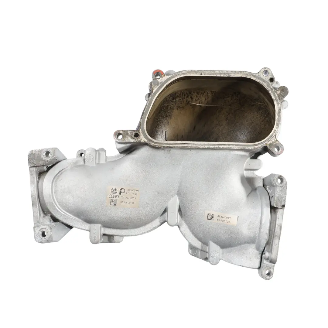 Distribución De Aire Colector De Admisión Puente para Audi S6 C6 5.2 V10 con número de pieza 07L133085A Audi S6 C6 5.2 V10 Distribución De Aire Colector De Admisión Puente - SKU 07L133085A-1 - Número de pieza 07L133085A