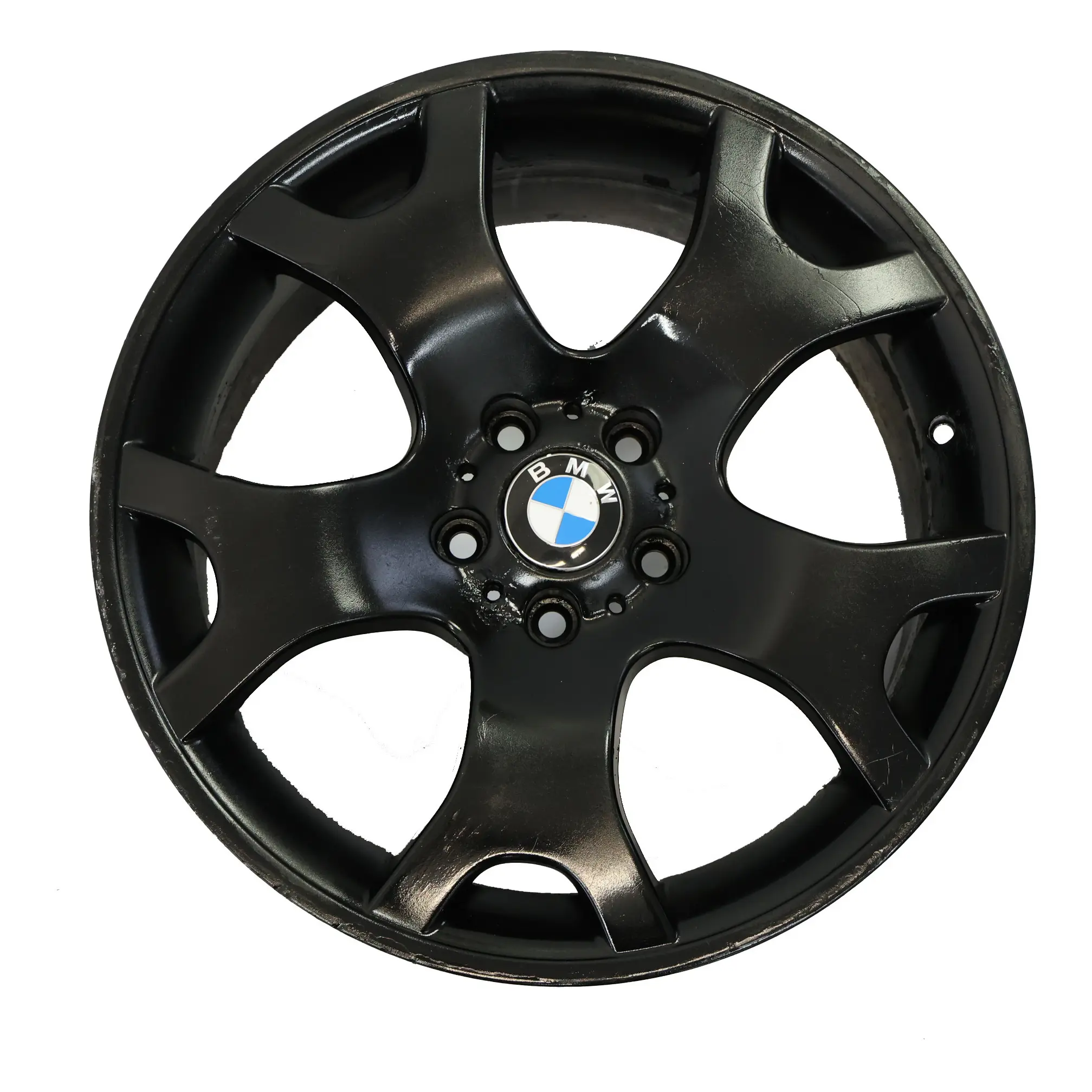 BMW X5 E53 Black Rear Wheel Alloy Rim 19" V Spoke 63 ET:45 10J 1096228