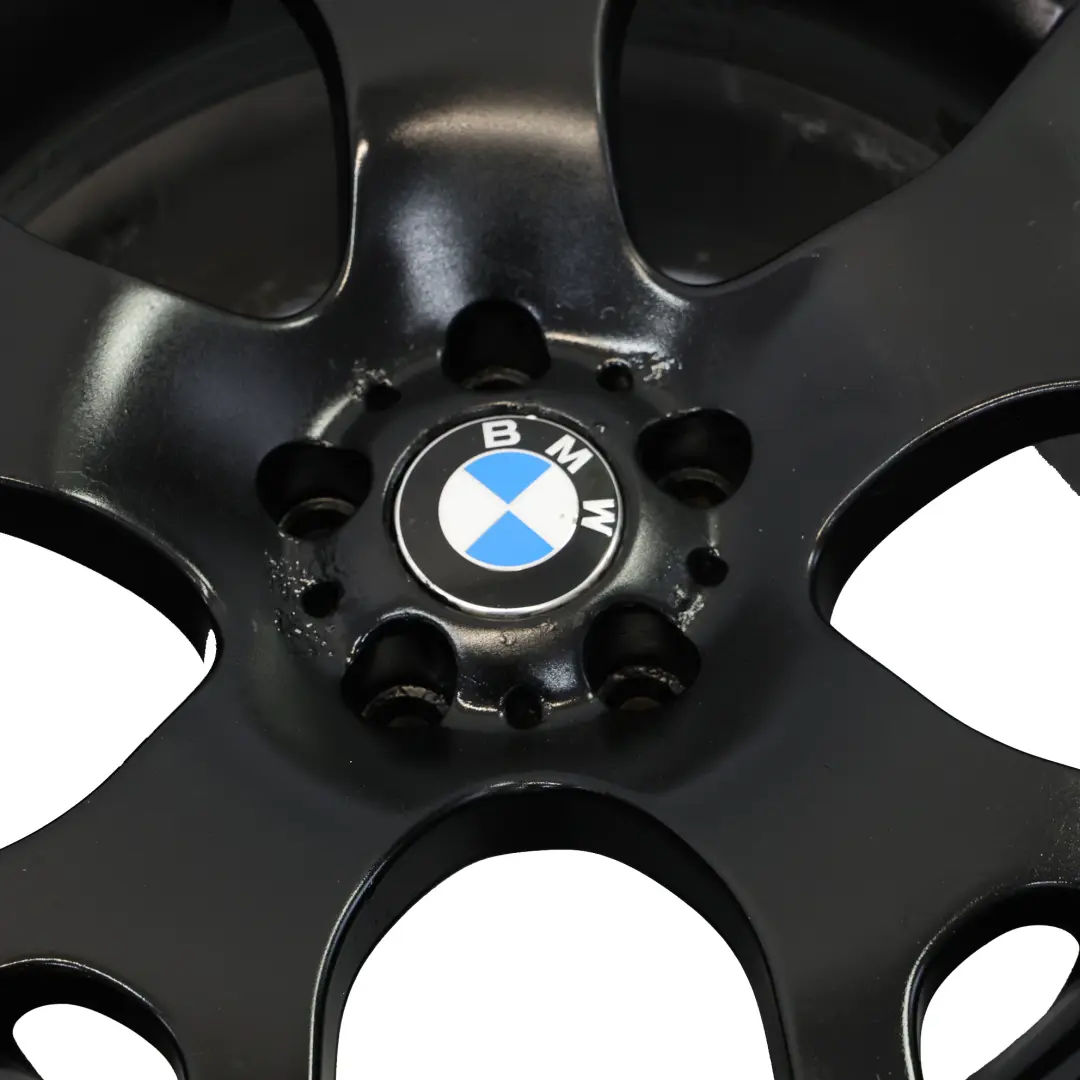 BMW X5 Serie E53 Cerchio posteriore nero lega 19" V Spoke 63 ET:45 10J - SKU 1096228-4 - Numero di parte 1096228