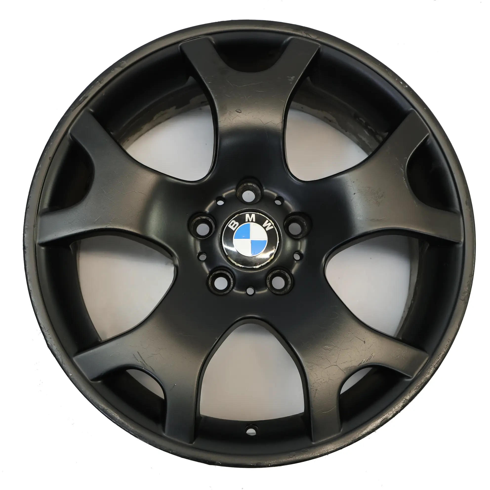 BMW X5 E53 Schwarz Vorne Alu Felge Alufelge 19" V-Speiche 63 9J ET:48 1096231