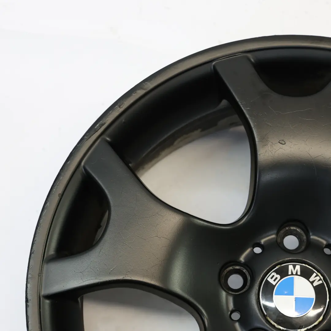 BMW X5 E53 Black Front Wheel Alloy Rim 19" V Spoke 63 9J ET:48 - SKU 1096231-4 - Part number 1096231