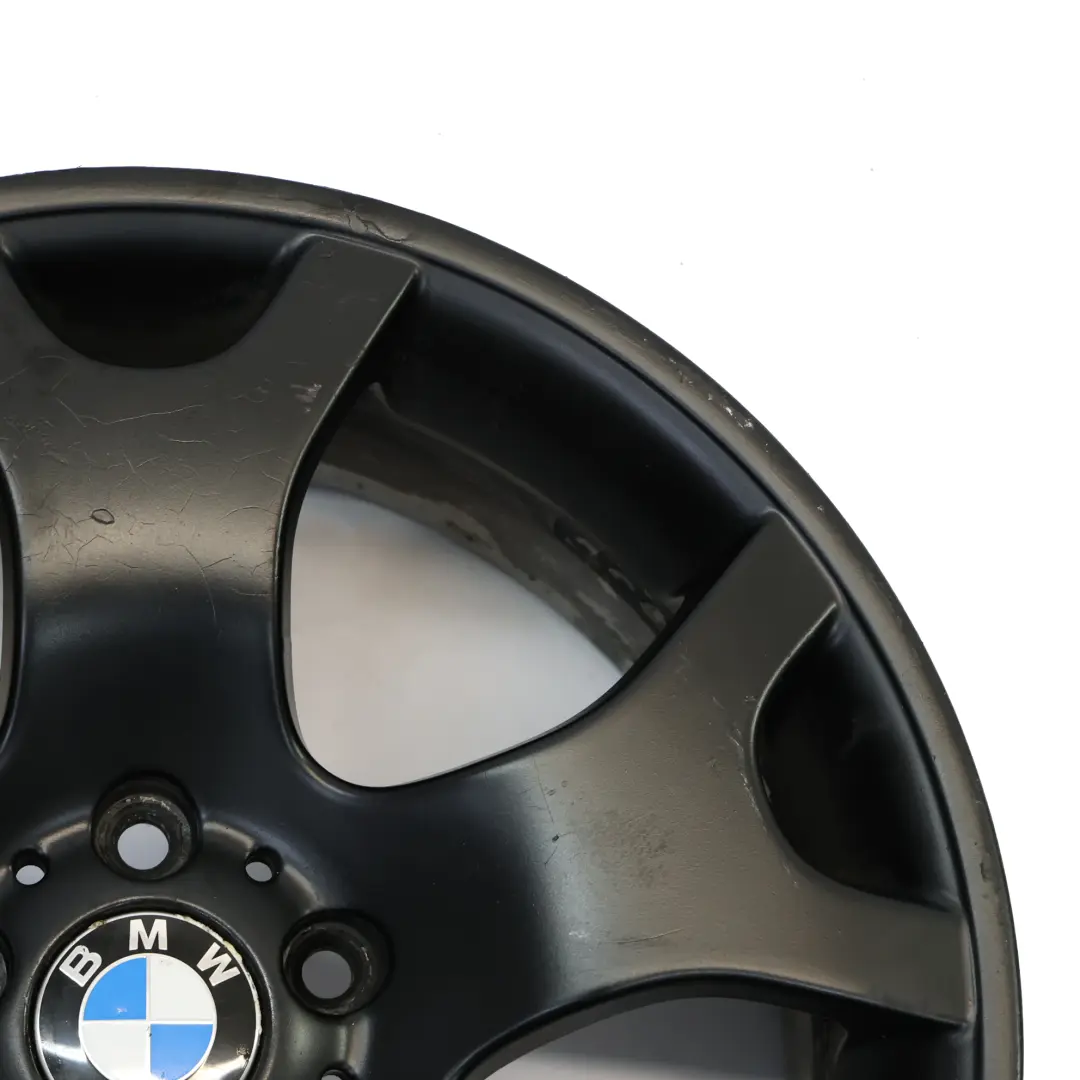 Front Wheel Alloy Rim 19" V Spoke 63 9J ET:48 to BMW X5 E53 Black with Part number 1096231 BMW X5 E53 Black Front Wheel Alloy Rim 19" V Spoke 63 9J ET:48 - SKU 1096231-4 - Part number 1096231
