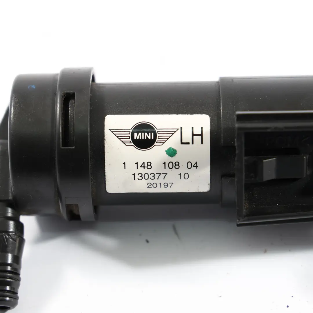 Izquierda Boquilla Alta Presión Jet Lavafaros para Mini R50 R53 con número de pieza 1148108 Mini R50 R53 Izquierda Boquilla Alta Presión Jet Lavafaros - SKU 1148108-2 - Número de pieza 1148108