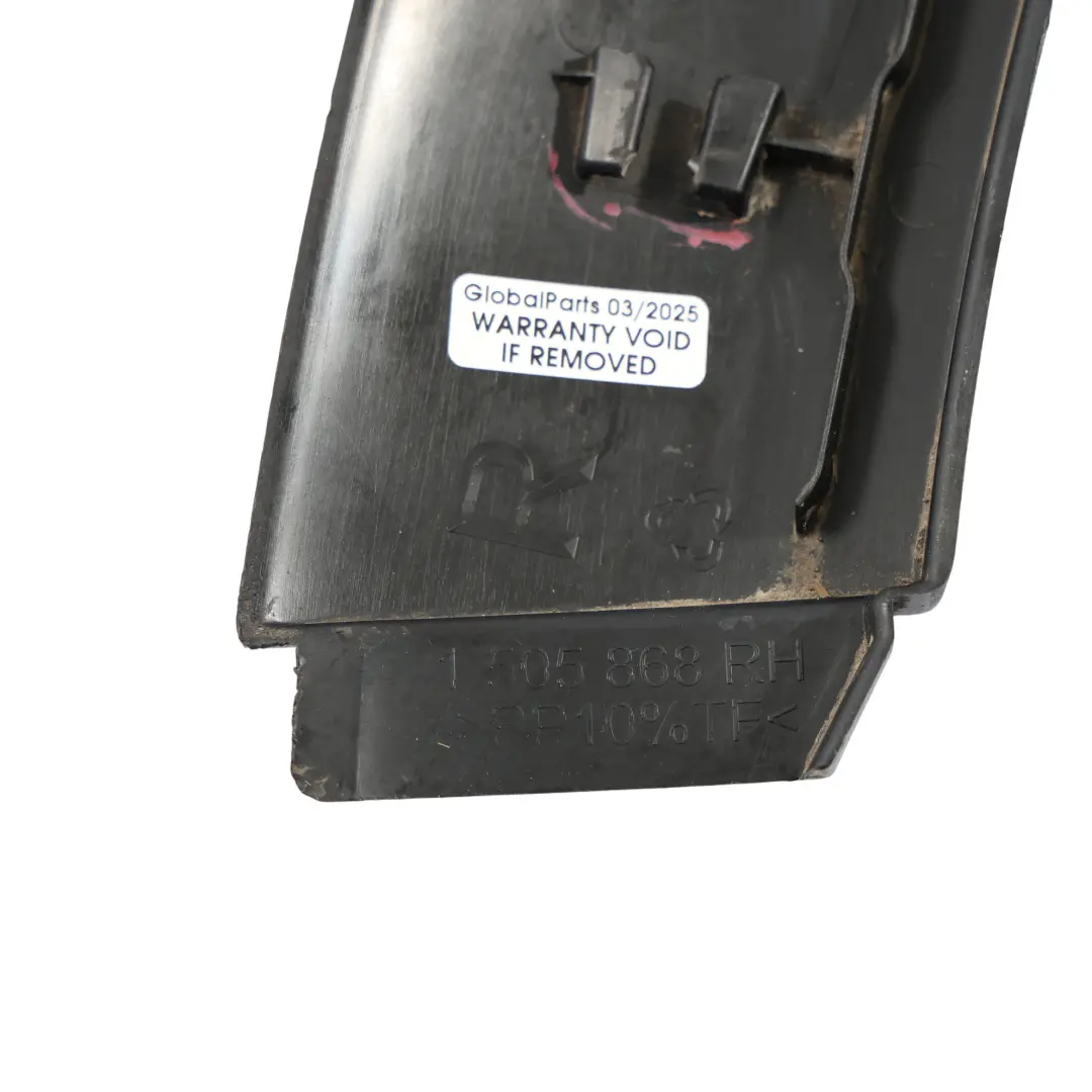 Moldura de Paso Rueda Trasero Derecho para Mini Cooper R50 R53 con número de pieza 1505868 Mini Cooper R50 R53 Moldura de Paso Rueda Trasero Derecho - SKU 1505868-2 - Número de pieza 1505868