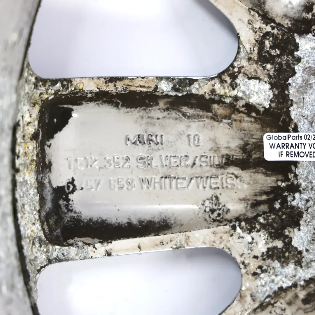 Alloy Rim 17" 7J ET:48 S-Spoke 85 to Mini Cooper One R50 R53 R55 R56 R58 R59 Wheel with Part number 1512352 Mini Cooper One R50 R53 R55 R56 R58 R59 Wheel Alloy Rim 17" 7J ET:48 S-Spoke 85 - SKU 1512352-3 - Part number 1512352