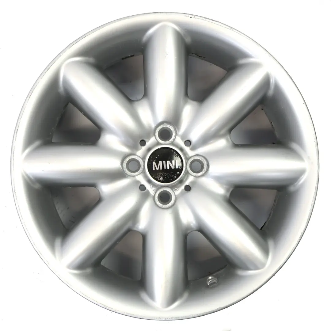 Alloy Rim 17" 7J ET:48 S-Spoke 85 to Mini Cooper One R50 R53 R55 R56 Silver Wheel with Part number 1512352 Mini Cooper One R50 R53 R55 R56 Silver Wheel Alloy Rim 17" 7J ET:48 S-Spoke 85 - SKU 1512352-5 - Part number 1512352
