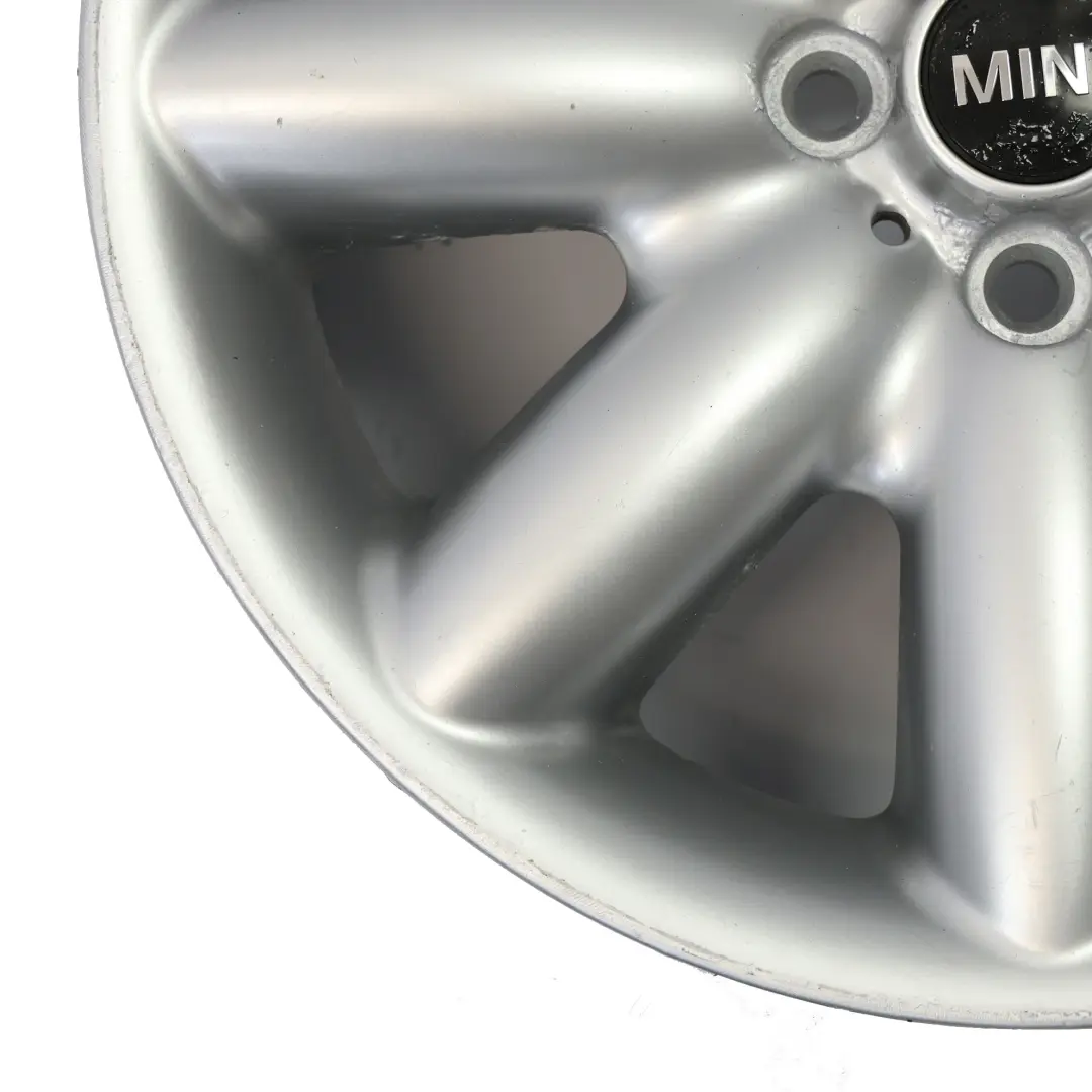 Llanta De aleacion plateada 17" 7J ET:48 S-Spoke 85 para Mini One R50 R53 R55 R56 con número de pieza 1512352 Mini One R50 R53 R55 R56 Llanta De aleacion plateada 17" 7J ET:48 S-Spoke 85 - SKU 1512352-5 - Número de pieza 1512352