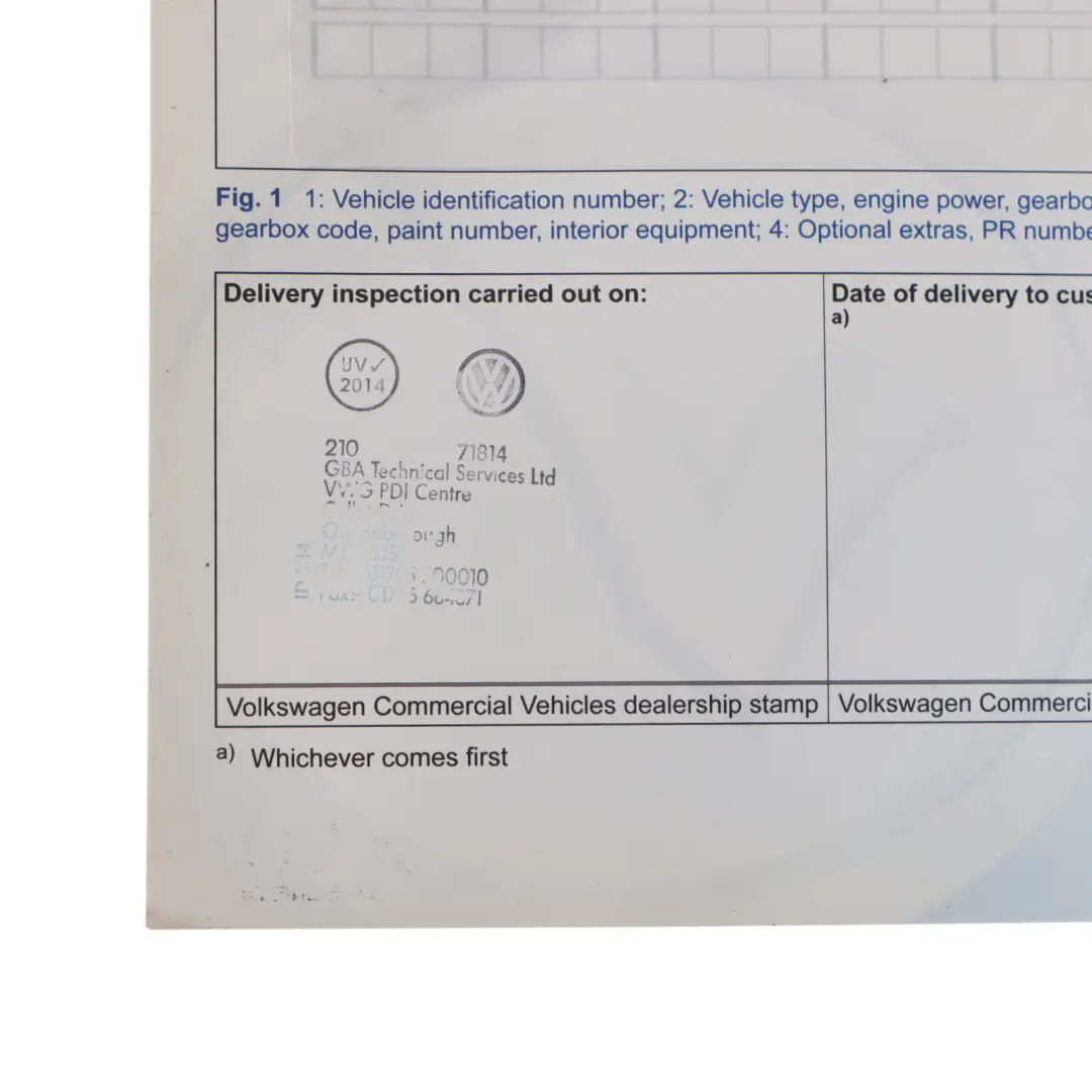 Owner's Handbook Manual Service Booklet Pouch Case Wallet to Volkswagen Crafter 2E with Part number 1602CR1120 Volkswagen Crafter 2E Owner's Handbook Manual Service Booklet Pouch Case Wallet - SKU 1602CR1120 - Part number 1602CR1120