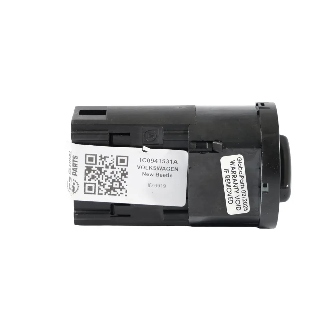 Volkswagen New Beetle Schein Werfer Licht Schalter Bedienfeld Einheit - SKU 1C0941531A - Teilenummer 1C0941531A