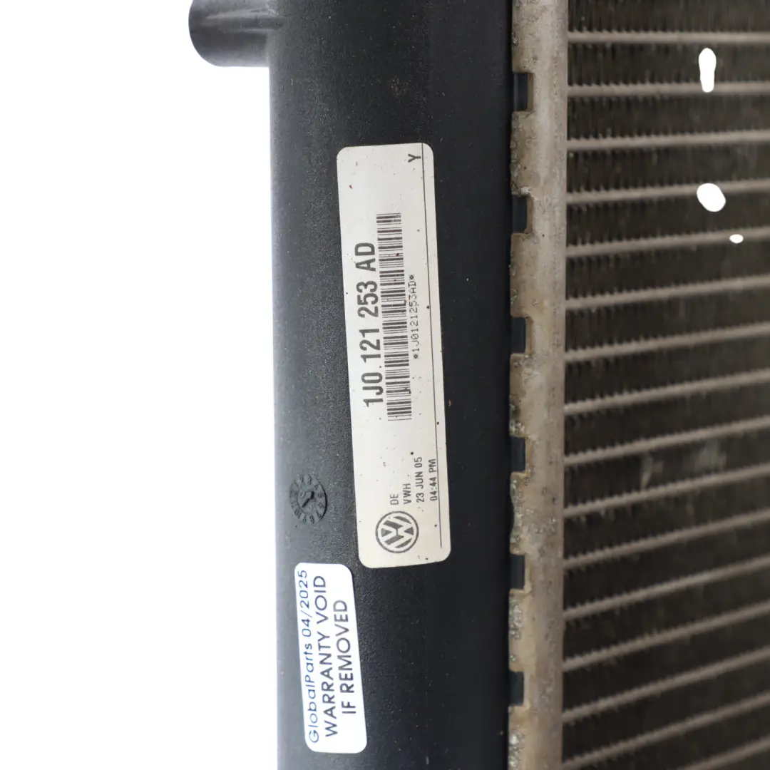 8N Coolant Radiator Engine Cooling Unit Radiator Cooler to Audi TT with Part number 1J0121253AD Audi TT 8N Coolant Radiator Engine Cooling Unit Radiator Cooler - SKU 1J0121253AD - Part number 1J0121253AD