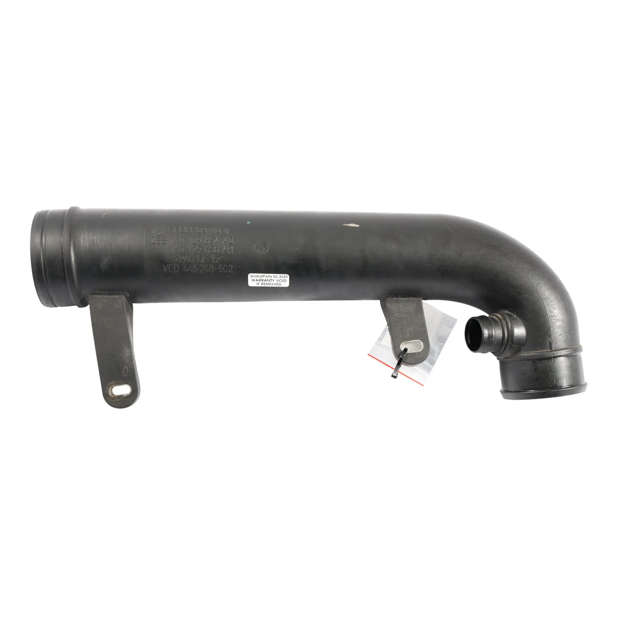 Audi Volkswagen Seat Skoda Ladeluftkühler Ansaug Schlauch Rohr 1K0129654AQ