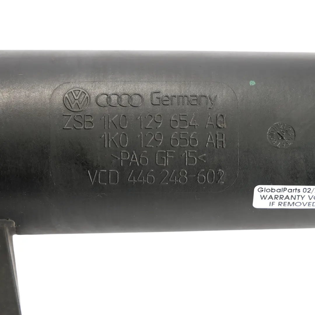 Audi Volkswagen Seat Skoda Intercooler Air Intake Hose Pipe - SKU 1K0129654AQ - Part number 1K0129654AQ