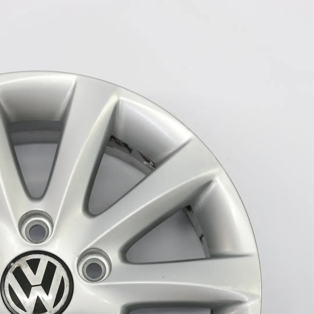 VW Volkswagen Golf 5 Felga Aluminiowa Srebrna 15" ET:50 6,5J - SKU 1K0601025CA-1 - Numer Części 1K0601025CA