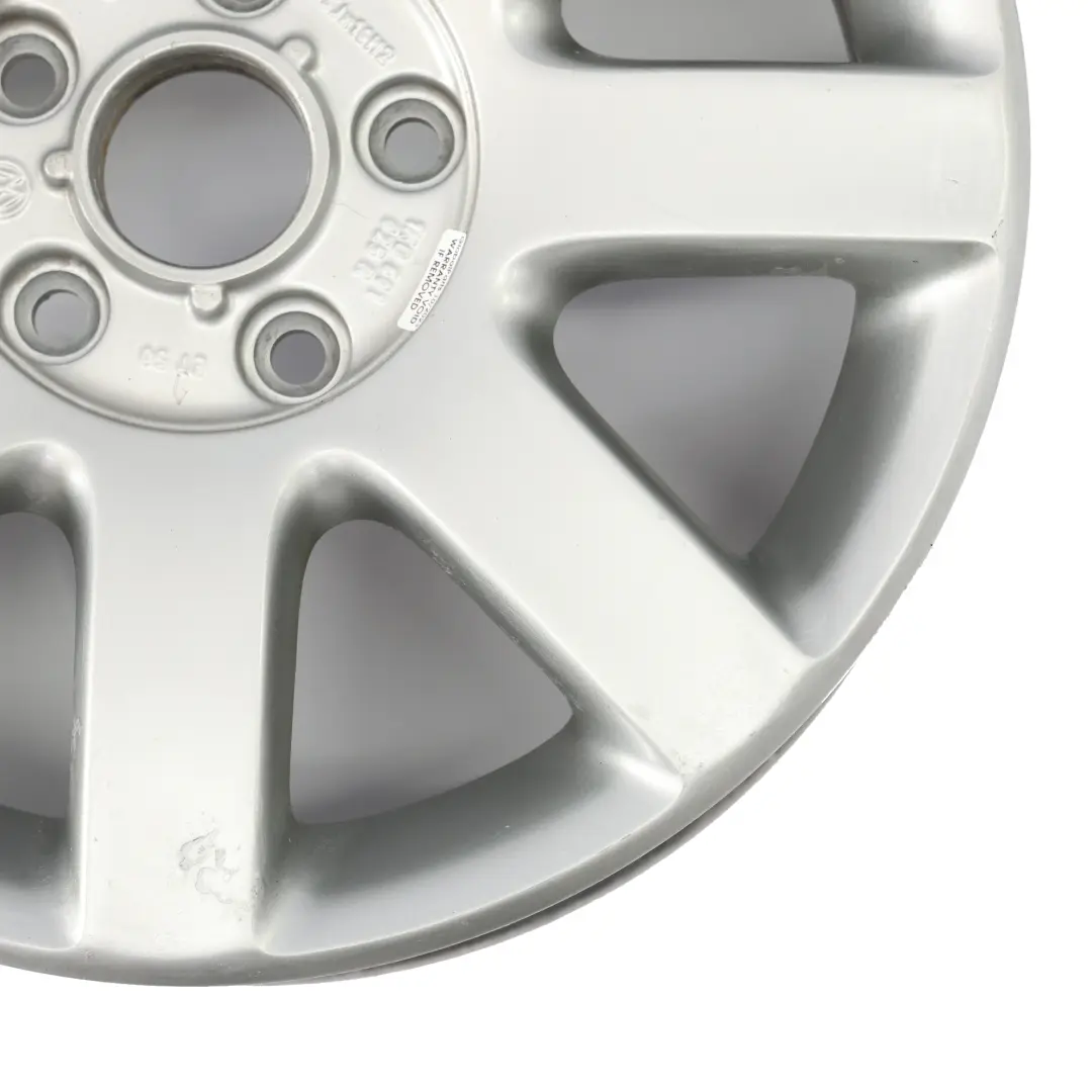 Alloy Rim 16" ET:50 6,5J VW Volkswagen Golf 5 V 6 VI Silver Wheel - SKU 1K0601025R-1 - Part number 1K0601025R