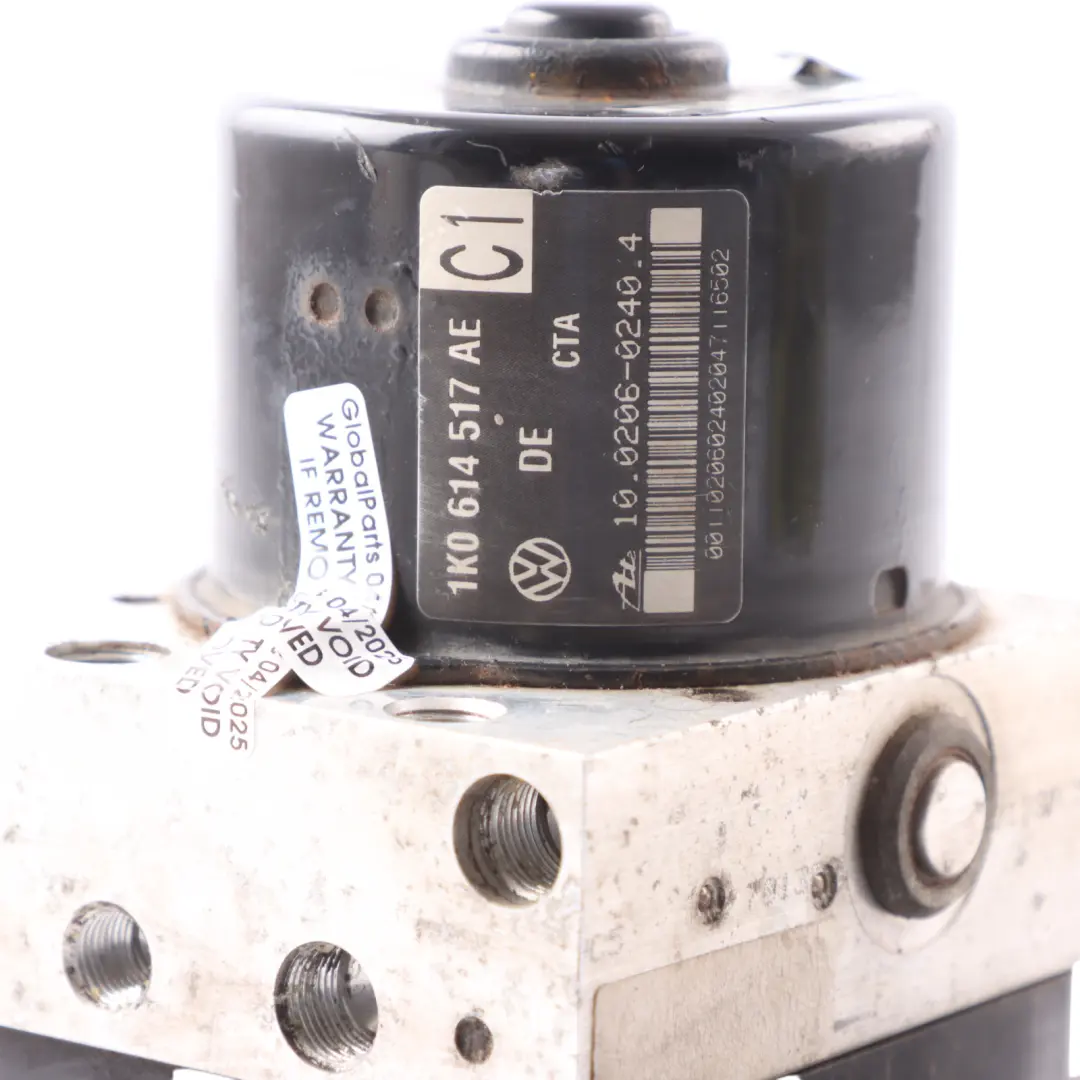 Pompe frein Module ABS Unité contrôle freinage pour Volkswagen Touran 1T à propos du numéro de pièce 1K0614517AE Volkswagen Touran 1T Pompe frein Module ABS Unité contrôle freinage - SKU 1K0614517AE - Numéro de pièce 1K0614517AE