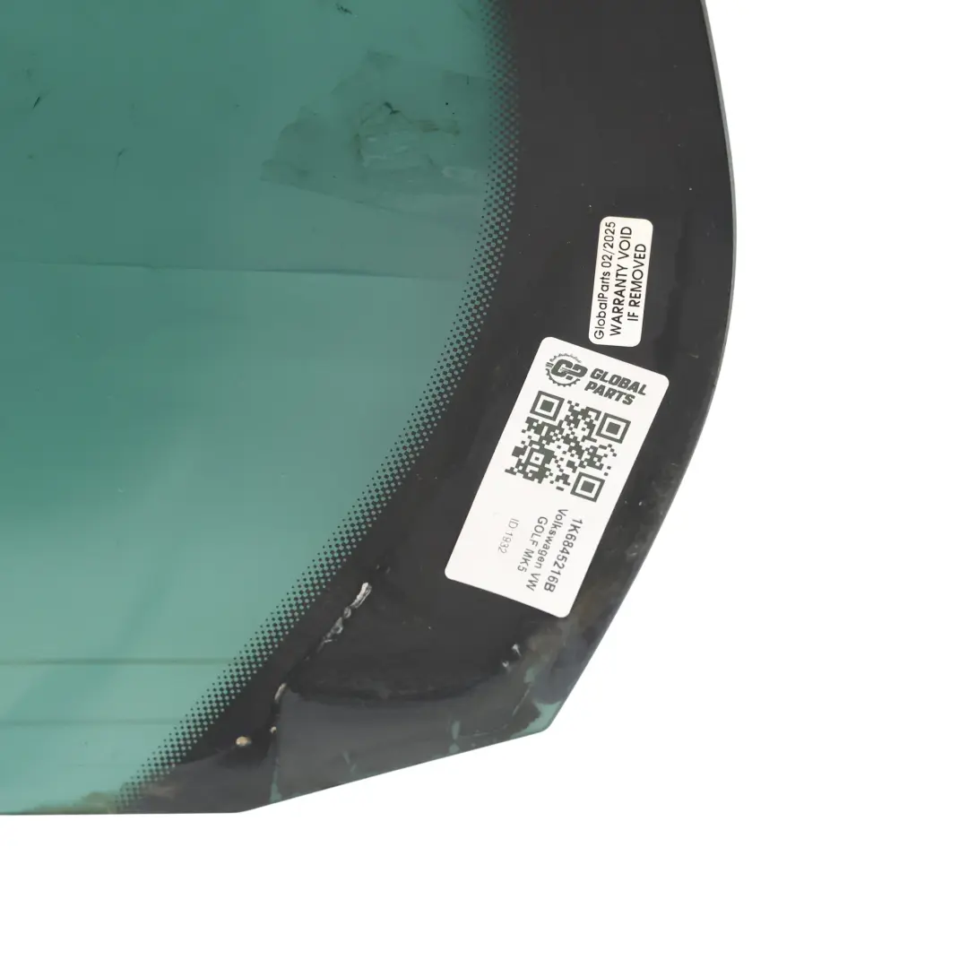 Mk5 Quarter Window Rear Right Side O/S Triangle Glass Tinted to Volkswagen Golf with Part number 1K6845216B Volkswagen Golf Mk5 Quarter Window Rear Right Side O/S Triangle Glass Tinted - SKU 1K6845216B - Part number 1K6845216B