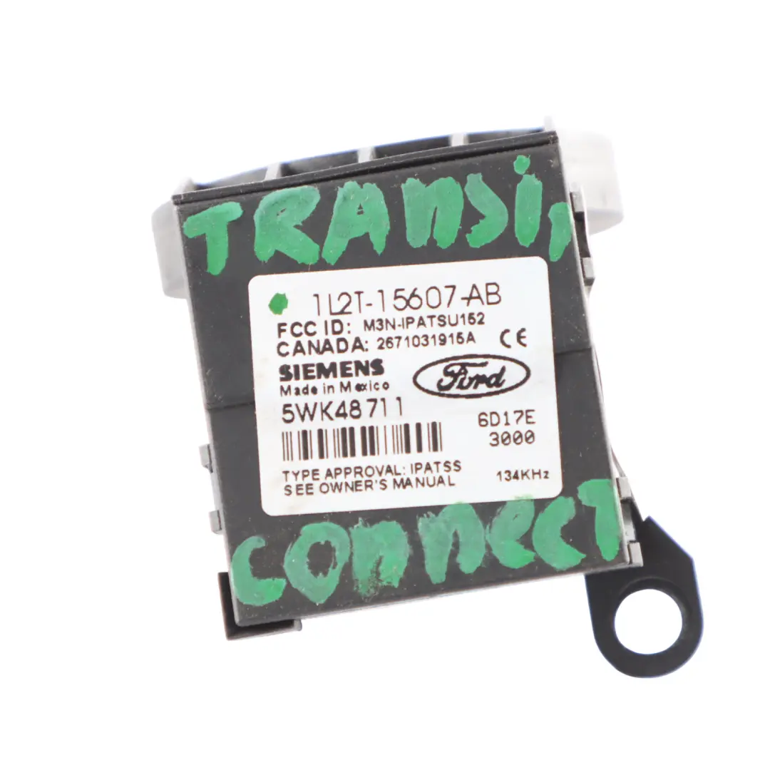 Ignition Key Reader Immobilizer Control Unit to Ford Transit Connect with Part number 1L2T15607AB Ford Transit Connect Ignition Key Reader Immobilizer Control Unit - SKU 1L2T15607AB - Part number 1L2T15607AB