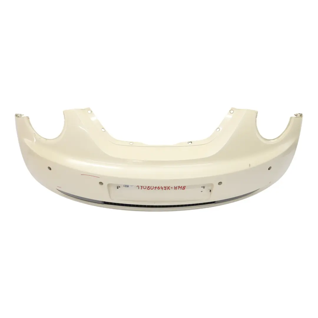Rear Bumper Volkswagen VW New Beetle Trim Panel Cover Harvest Moon Beige - B1M - SKU 1Y0807649K-HMB - Part number 1Y0807649K