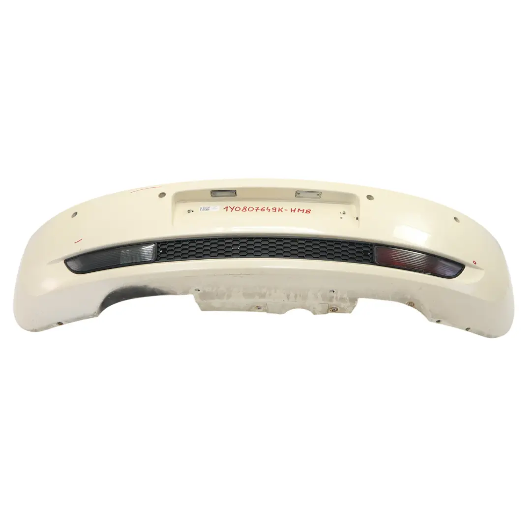 Rear Bumper Volkswagen VW New Beetle Trim Panel Cover Harvest Moon Beige - B1M - SKU 1Y0807649K-HMB - Part number 1Y0807649K