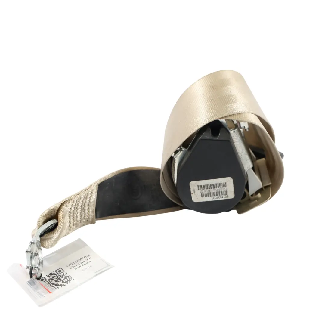 Volkswagen New Beetle Sitz Sicherheitsgurt Hinten Links Rechts Beige - SKU 1Y0857805D-2 - Teilenummer 1Y0857805D